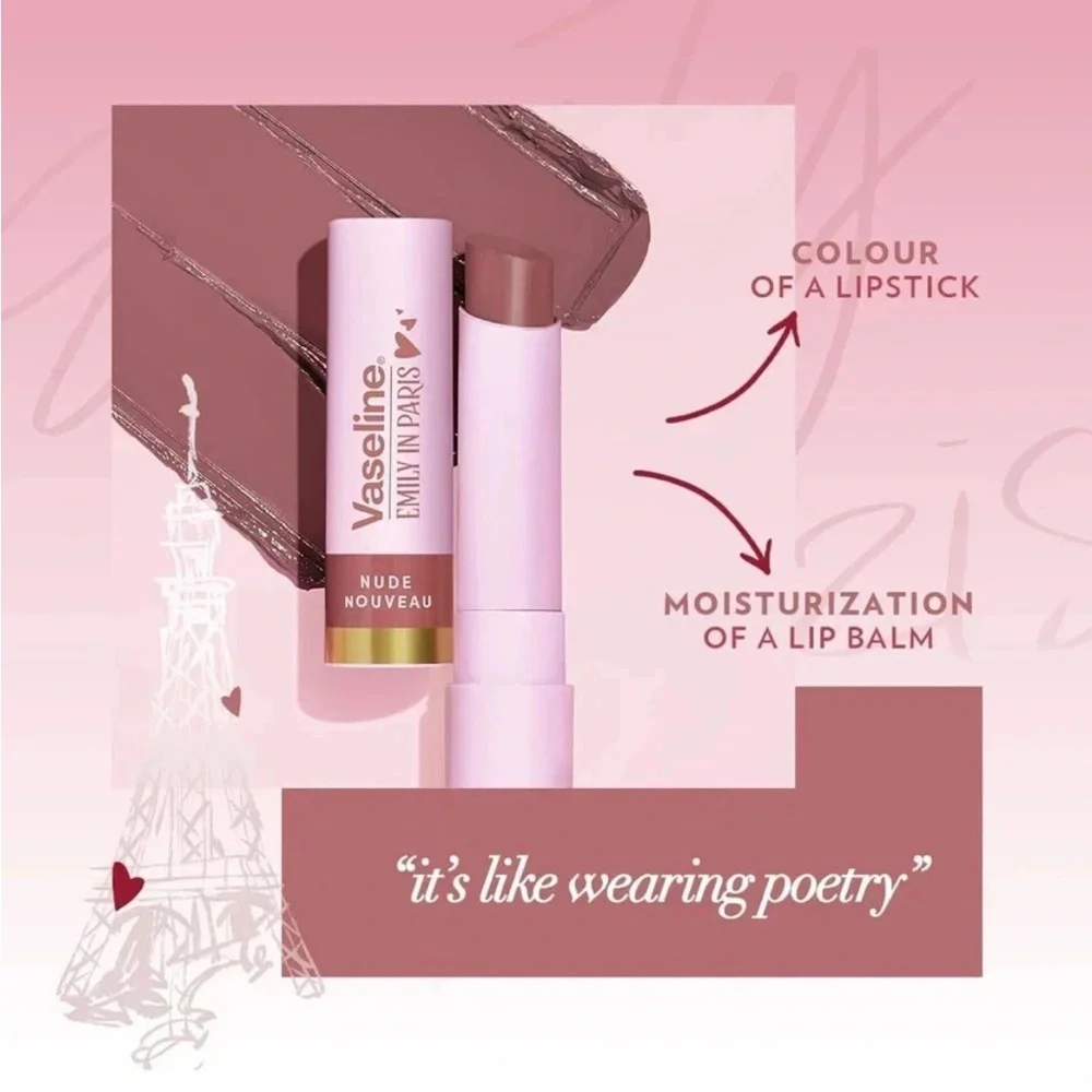 Emily in Paris Vaseline Nude Nouveau Lip Balm
